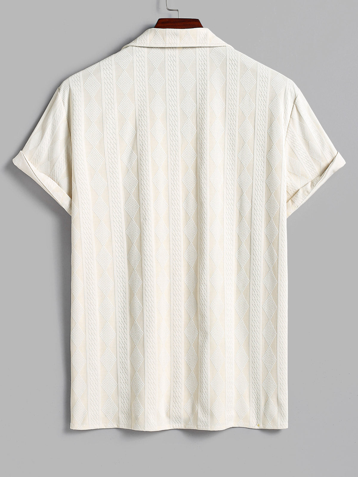 Mathéo  | Chemise Col Camp Texturée