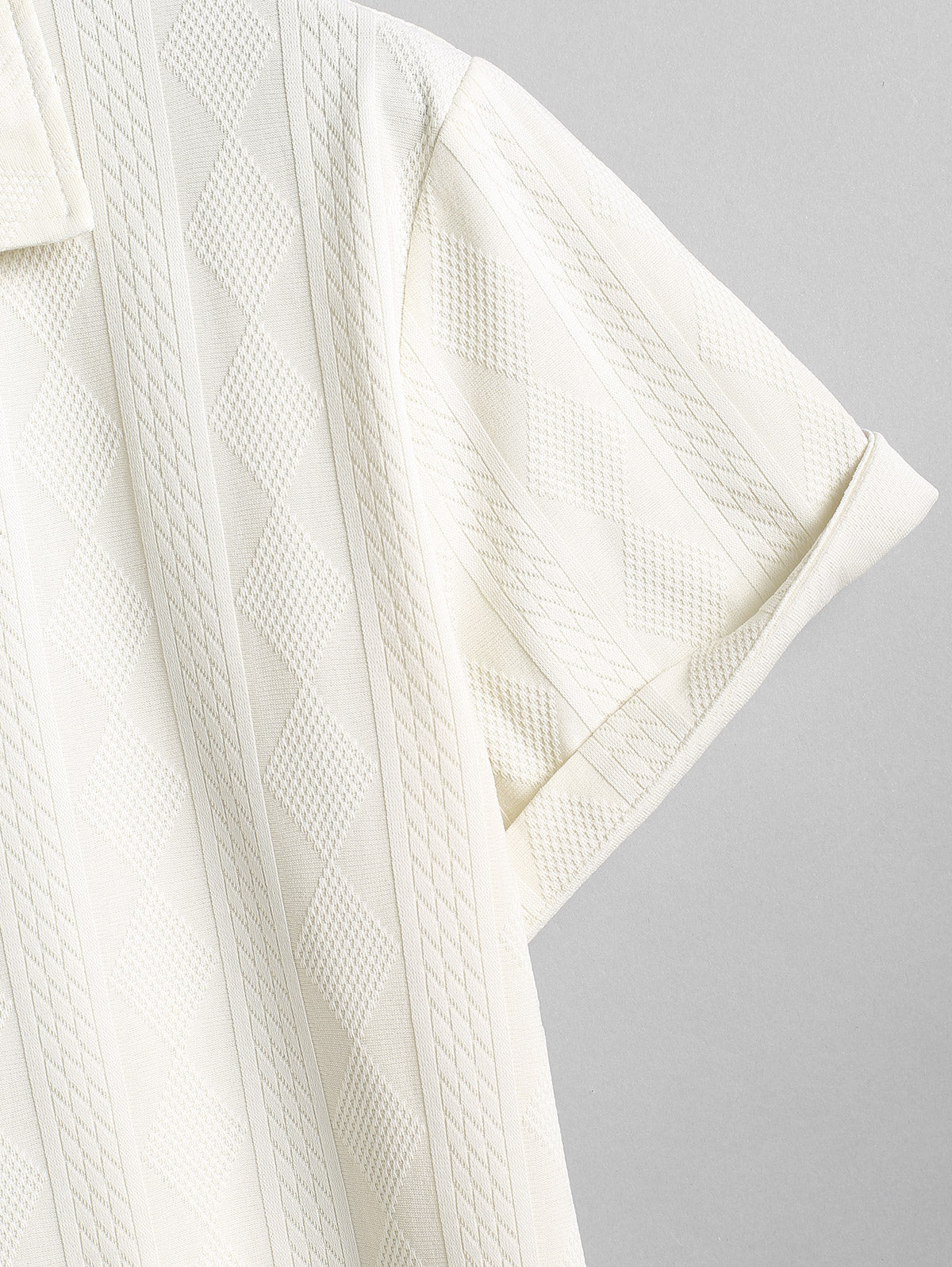 Mathéo  | Chemise Col Camp Texturée