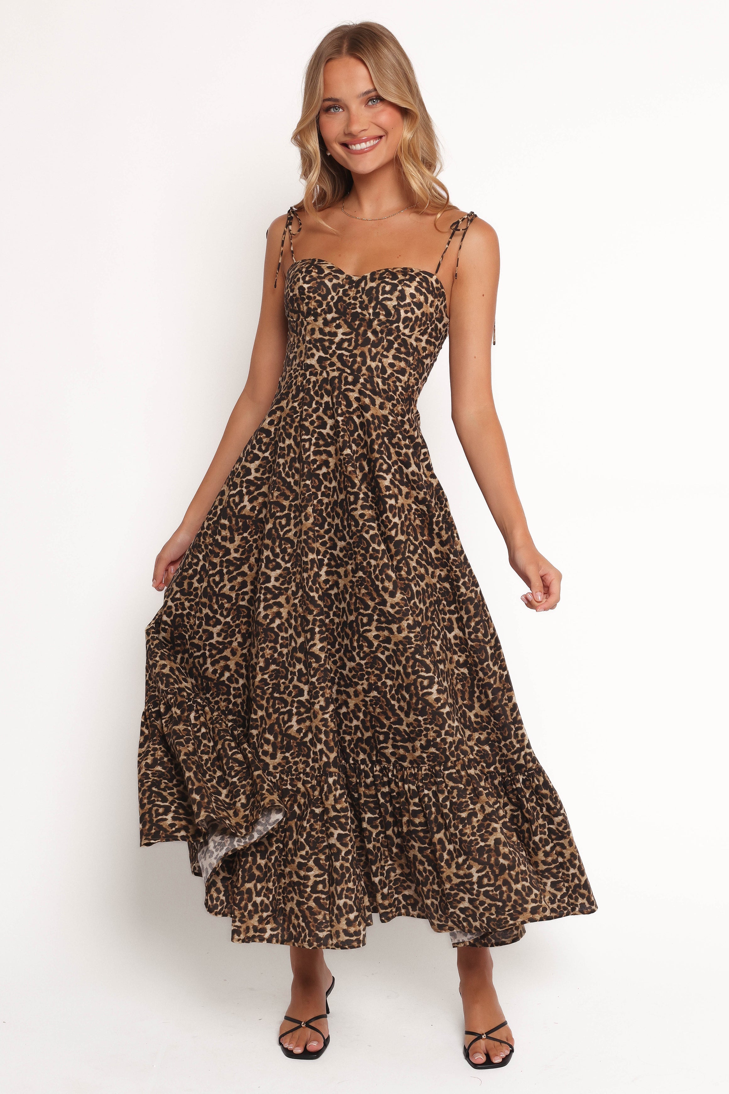 Sophie | Robe Midi Léopard