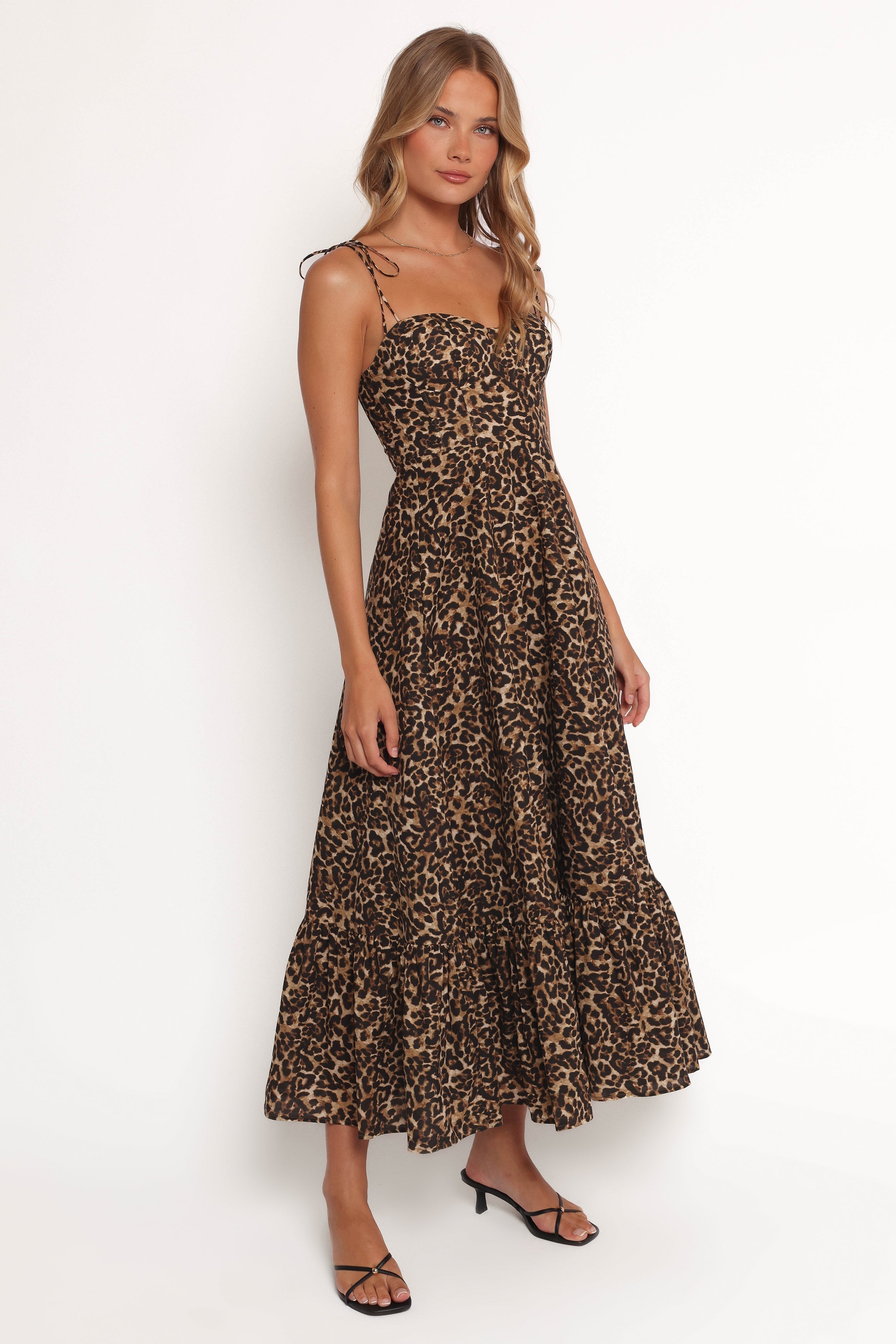 Sophie | Robe Midi Léopard