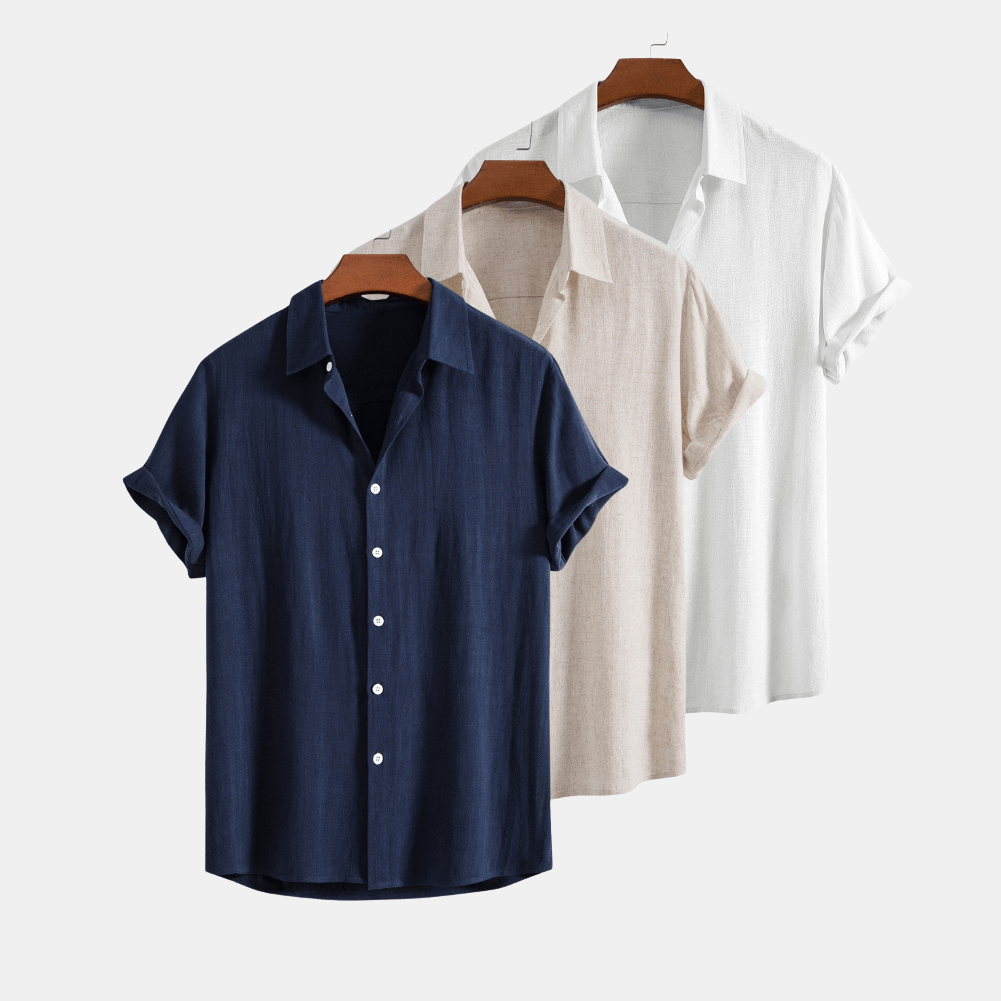 Lucas | Lot de 3 Chemises en Lin